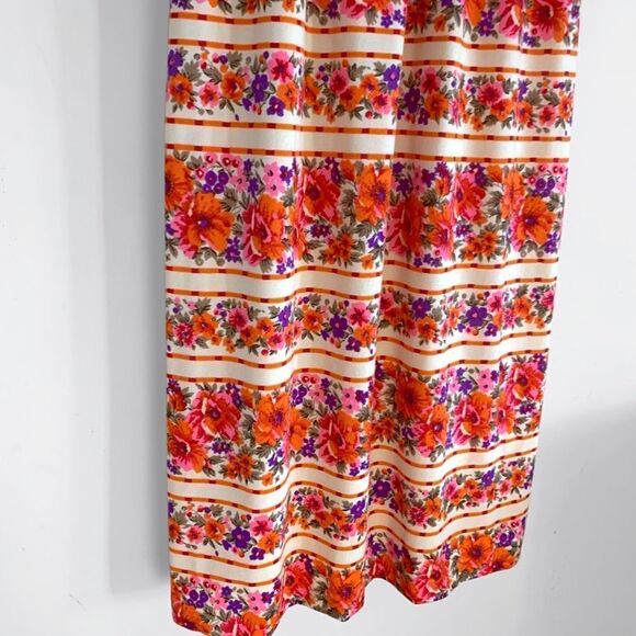 Vintage L’AIGLON Sleeveless Floral Maxi Dress - Picture 5 of 13